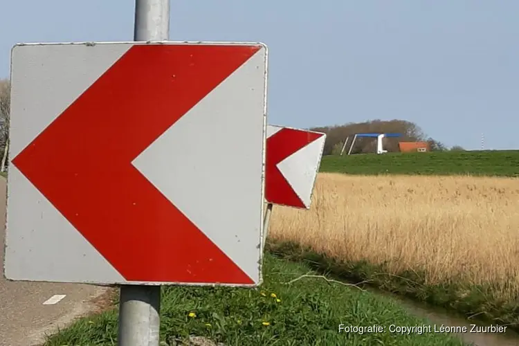 Gemeente Hollands Kroon vernieuwt en verwijdert veel verkeersborden