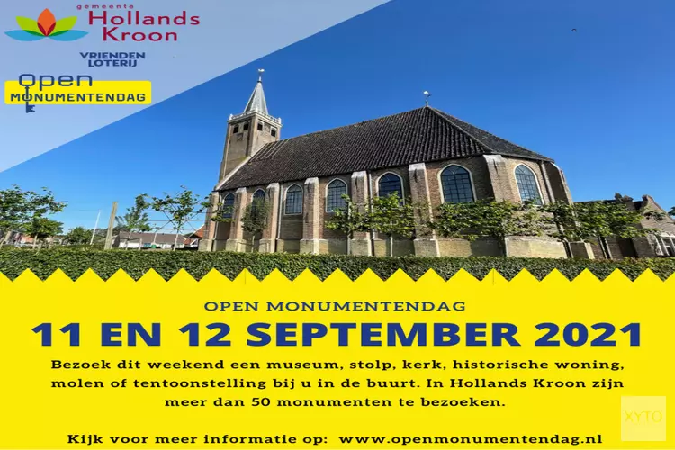 Welke monumenten bezoekt u tijdens Open Monumentendag in Hollands Kroon?