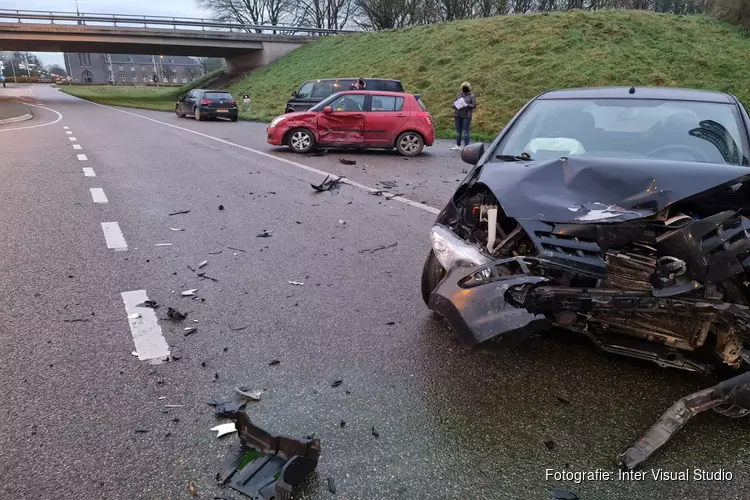 Ongeval op druk kruispunt in Nieuwe Niedorp