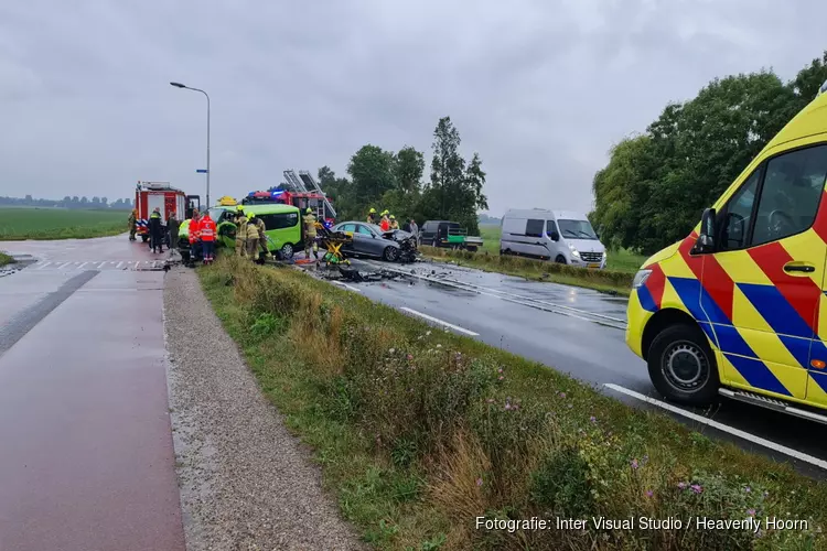 Meerdere zwaargewonden bij ernstig ongeval in Haringhuizen