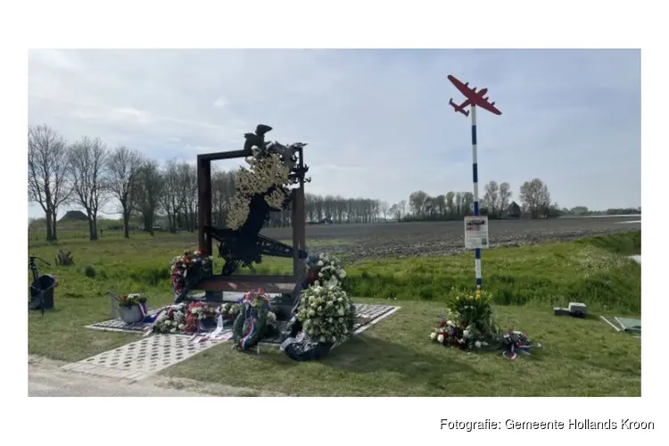 Het verhaal achter het nieuwe monument voor de gevallen vliegers bij Nieuwe Niedorp