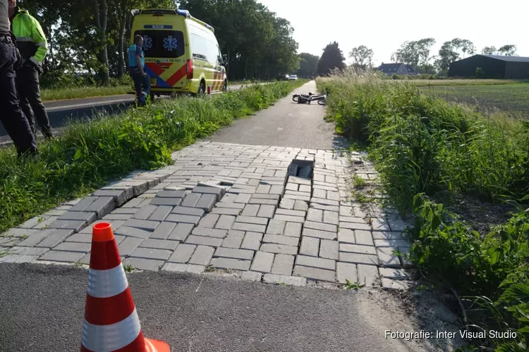 Fietser zwaargewond door ondeugdelijk fietspad