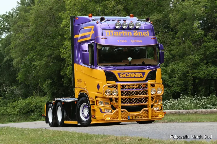Martin Snel uit `t Veld kanshebber op eretitel Mooiste Truck van Nederland