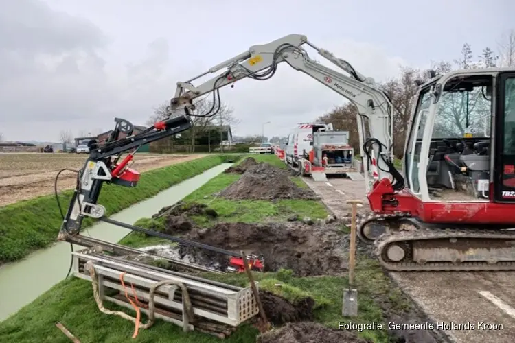 Wegafsluiting Dorpsstraat Oude Niedorp