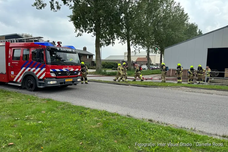 Brand bij zadenbedrijf in Middenmeer