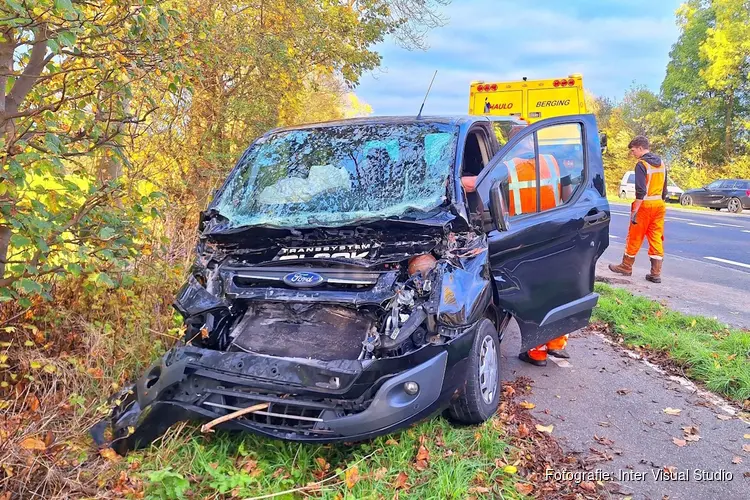 Ongeluk op N242 bij Middenmeer