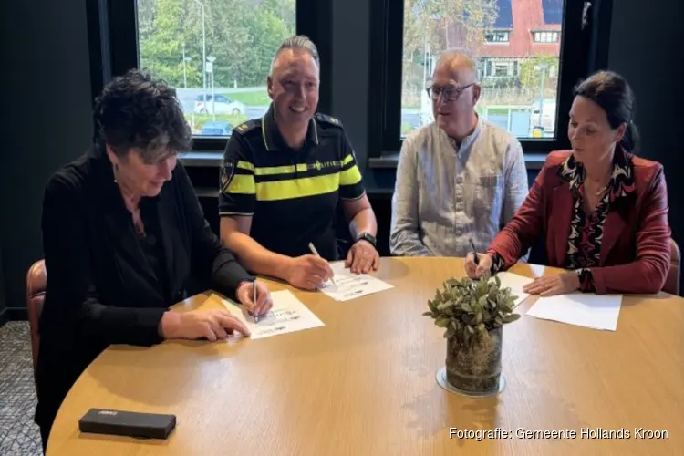 RSG Wiringherlant, politie en gemeente Hollands Kroon ondertekenen convenant ‘Veilige school’