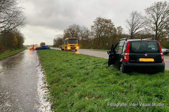 Ongeluk op Ewijcksvaart in Anna Paulowna