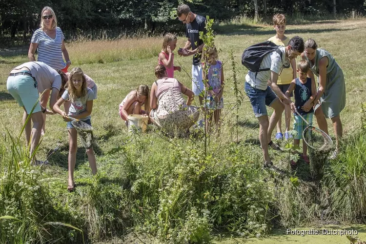 Waterbeestjes vangen in Kruiszwin Anna Paulowna