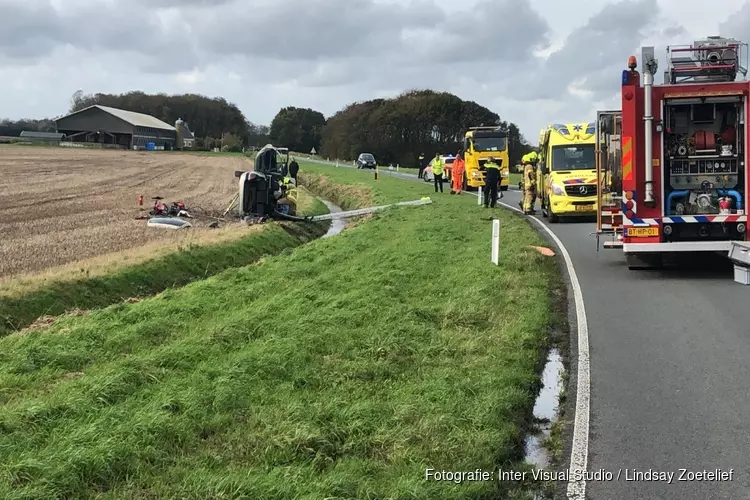 Twee gewonden bij ongeval Slootdorp