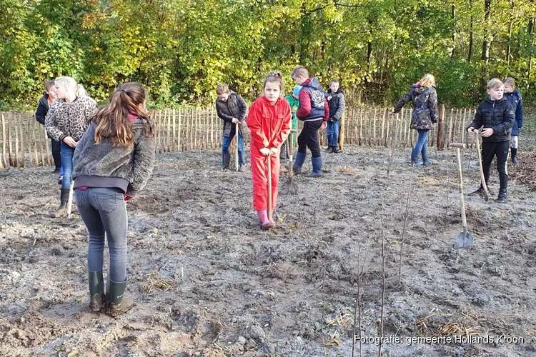 Eerste Tiny Forest in Hollands Kroon is een feit