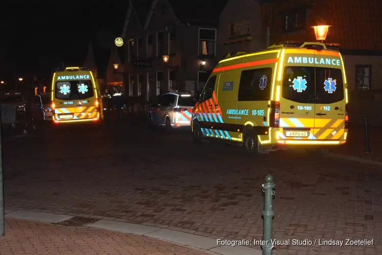 Man neergestoken in Winkel