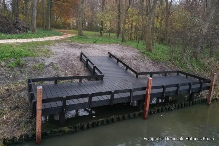 Slootdorperbos opgeknapt en toegankelijk voor vaarrecreanten