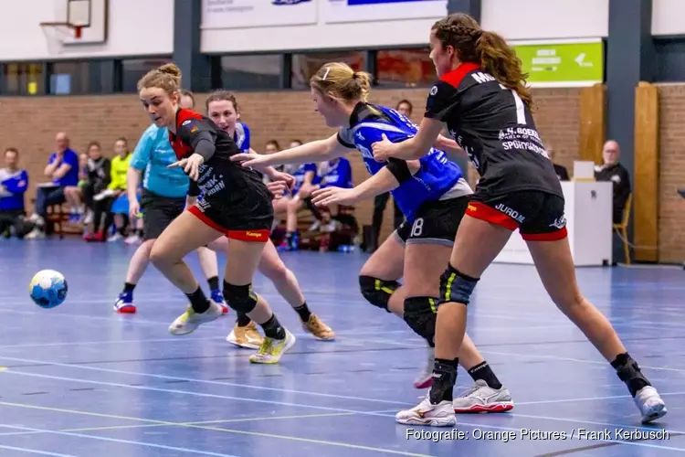 JuRo Unirek/VZV ook in de slotfase onderuit tegen Handbal Venlo