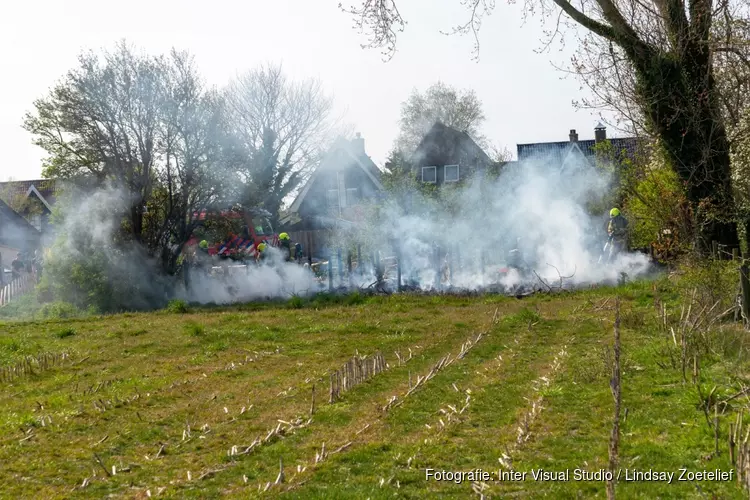 Brandje Den Oever snel onder controle