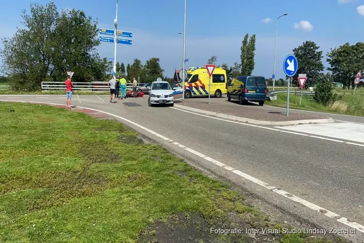 Motorrijder gewond bij ongeval Breezand