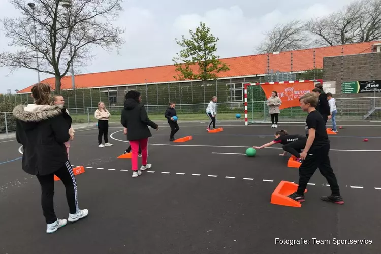 Team Sportservice en handbalclubs houden voorrondes NK Stoepranden